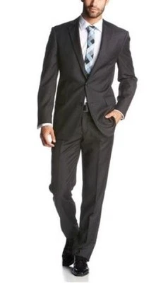 2 piezas Conjunto de traje Studio Coletti talla K 25-30 NUEVO gris antracita hombre chaqueta pantalones