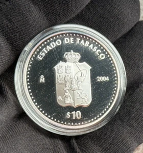 Mexico - 10 Pesos - 2004 Monedas de los Estados - Tabasco - 10,000 Minted! - Picture 1 of 6