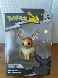 Eevee Metallic Figure - Pokemon Select - 2023 New Sealed! NIB! - Picture 1 of 4