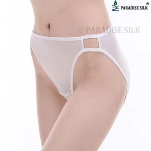 Womens Silk Knit String Bikini Panties Two Line Elastic Solid Tanga US S M L ... - Picture 1 of 7
