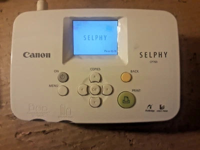 Canon Selphy CP760 Wireless Wi-Fi Photo Printer + PSU - Image 1 of 4