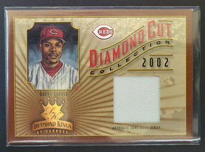 2002 Donruss Diamond Kings Barry Larkin #DC-53 Diamond Cut Collection #229/500