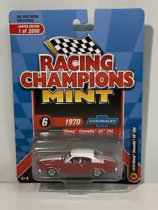 1970 Chevy Chevelle Ss 396 Bianco Rosso 1:64 Racing Champions RC012 - Foto 1 di 4