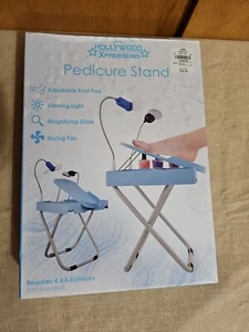 Pedi Stand With Magnifying Light And Drying Fan Adjustable Pedicure Table - Picture 1 of 2