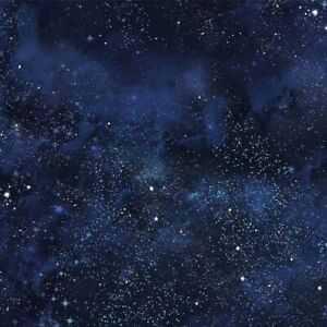 100% Cotton Fabric Timeless Treasures Starry Night Sky Universe Stars Space