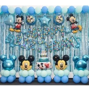 Mickey Mouse Foil Ballons, Birthday Party Supplies, Balloons Kids Birthday Party - Picture 1 of 7