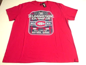 WWE Elimination Chamber 2023 Bell Centre Montreal Canadians Red T Shirt Mens 2X - Picture 1 of 11