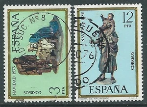 1976 SPAGNA USATO NATALE - F13-4 - Picture 1 of 1