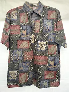 VTG..GO BAREFOOT..REVERSE PRINT..HAWAIIAN..SHIRT..NEW..MEN L - Picture 1 of 5