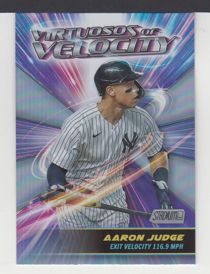 AARON JUDGE - MLB - 2024 -TOPPS STADIUM CLUB VIRTUOSOS OF VELOCITY - No # VV-4 - Image 1 of 2