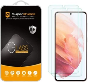 [Pack de 2] Protecteur d'écran en Verre Trempé Supershieldz pour Samsung Galaxy S21 5G - Photo 1 sur 5
