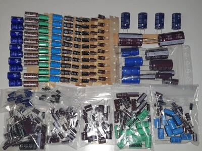 Elko Sortiment 1,0µF - 4700µF Gesamt 260 Stück in 30 Werten - Bild 1 von 4