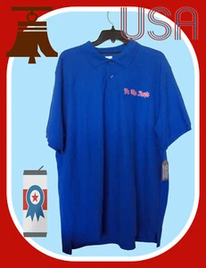 Polo XL 46 48 AZUL WE THE PEOPLE Personalizada Bordada Mangas Cortas - Imagen 1 de 9