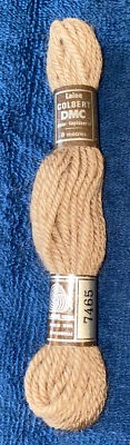 DMC Laine Tapisserie France 100% Wool Tapestry Yarn - 1 Skein Brown 7465 - Image 1 of 4