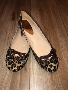 Matisse Lia Leopard Print Ballet Flats Women’s Size 7.5 Medium Slip On - Picture 1 of 12