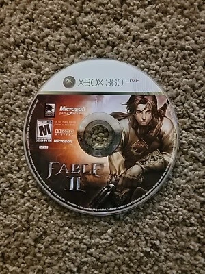 Fable II X-box 360 Disc Only Cleaned, Tested, Working - Image 1 of 2