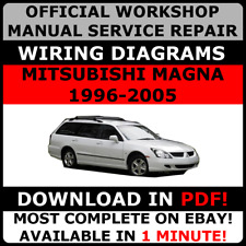 OFFICIAL WORKSHOP SERVICE Repair MANUAL MITSUBISHI MAGNA 1996-2005 +WIRING#