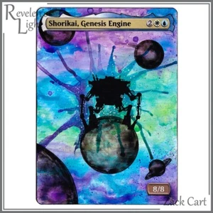 Shorikai, Genesis Engine - Hand Painted MTG Alter - Magic - Revelen's Light - Picture 1 of 1