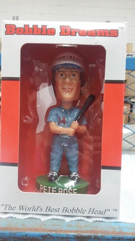 Pete Rose Montreal Expos Bobble Dreams #14 Montreal Expos Bobblehead Cover