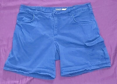 Pantalones Cortos Cabelas Mujer Azul Marino Talla 12 Lona 6.5" Entrepierna Senderismo Aire Libre Foto 1 de 4
