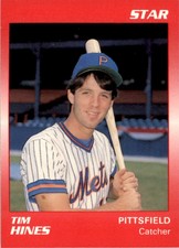 1989 Star #158 Tim Hines Pittsfield Mets