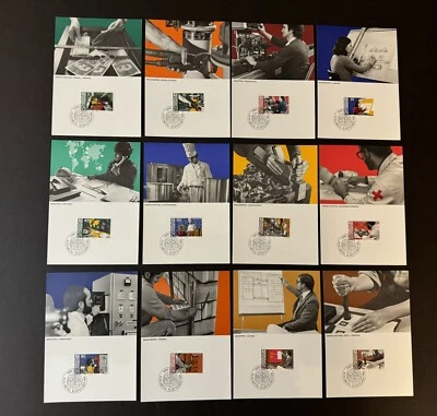 Liechtenstein FDC Maximum Card (MK49) 1984 Industries and Professions #787-98 - Image 1 of 2