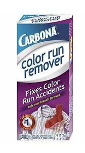 Carbona Color Run Remover - 2.6 oz Brand New - Picture 1 of 4