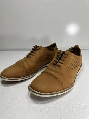 Zapatos de vestir informales ALDO Oxfords marrón tostado para hombre talla 10,5 Foto 1 de 4