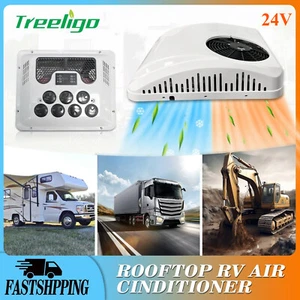 24V Electric RV Air Conditioner Heat&Cool Camper Rooftop Window Packing AC Kit - Picture 1 of 17
