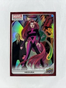 2023 UPPER DECK MARVEL PLATINUM RED RAINBOW MEDUSA #183 - Picture 1 of 2