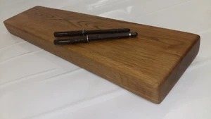 Floating shelf Rustic Solid Oak wood Shelve with support brackets fixings - Picture 1 of 23