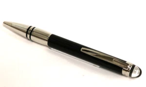 New Montblanc Starwalker Ballpoint Pen Black Platinum Trim 38012 - Picture 1 of 6