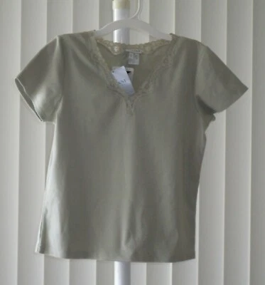 Top de Dormir Lounge Manga Corta Verde Salvia Alfani Nuevo Talla Mediana Foto 1 de 2