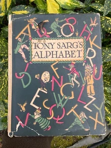 Antique Vintage 1926 Childrens Book Tony Sarg's Alphabet Anne Stoddard HB w DJ - Picture 1 of 14