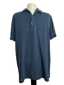 BANANA REPUBLIC PERFORMANCE PIQUE Navy Blue Short Sleeve Polo/Golf Shirt Sz XL - Picture 1 of 6