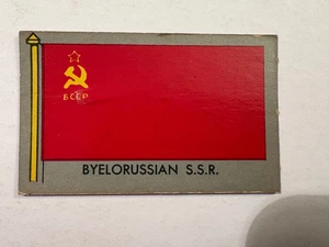 1950 Topps Flags of the World BYELORUSSIAN S.S.R. Card #28 FAIR Condition - Picture 1 of 2