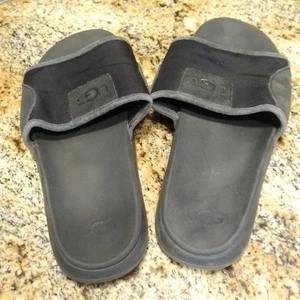 UGG Xavier HyperWeave Black Slides Sandals; Mens Size 10 - Picture 1 of 5