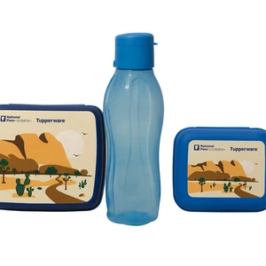 Tupperware National Park Foundation Lunch Containers & 8 oz Water Bottle - Picture 1 of 1