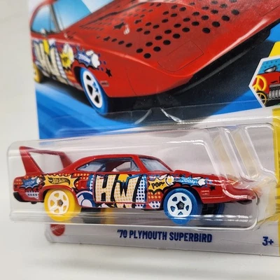 Hot Wheels 70 Plymouth Superbird Art Cars 7/10 1:64 Diecast Foto 1 de 3