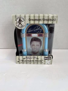 Elvis Presley blaue Wildlederschuhe musikalische Jukebox Weihnachtsschmuck 2008 - Bild 1 von 2