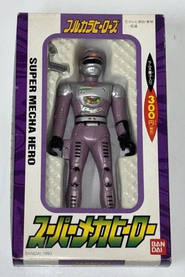 Figura de acción Robo Janperson Super Mecha Hero púrpura MMPR Bandai 1993 sellada Foto 1 de 4