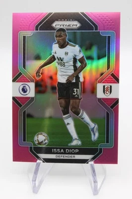 Issa Diop 71 - 2022/23 Panini Prizm Premier League - Pink Prizm - 66/199 - Image 1 of 2