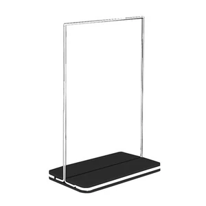 Clear Sign Holder Poster Display Stand for Home Party Decoration Retail Show - Picture 1 of 6