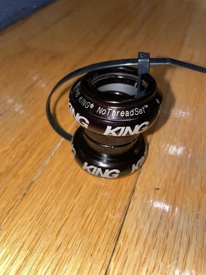 Chris King "NoThreadset" Auriculares Bicicleta, Bicicleta Sin Roscas, 1", Negro Foto 1 de 4