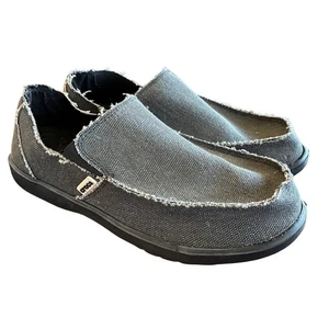 Crocs Zapatos Para Hombre Talla 9 Gris Santa Cruz Sin Cordones Lona Mocasines Deshilachados 10128 - Imagen 1 de 5