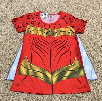 DC Comics Wonder Woman Caped Costume Size XL - Image 1 of 4