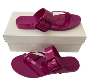 Sandalias Veronica Barba Salva Jelly Tirantes Rosa Fucsia Talla 7 Nuevas con Etiquetas - Imagen 1 de 10