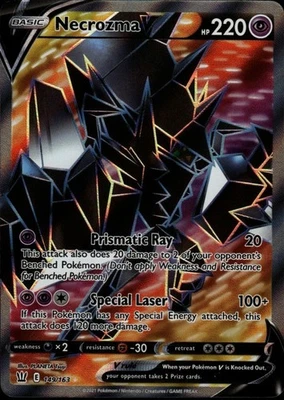 Necrozma V (Full Art) Ultra Rare SWSH05: Battle Styles 149/163 NM - Image 1 of 2