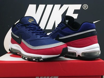 Vintage 2018 Nike Air Max 97 BW UK10 EU45 ROYAL OG PERSIAN SK 1 90 180 95 97 TN RARE - Immagine 1 di 4