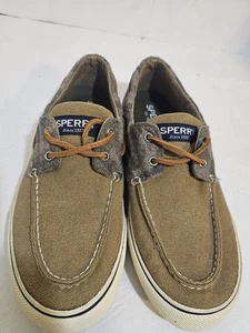 Zapatilla deportiva Sperry Top Sider Bahamas II STS23620 caqui camuflada superior para hombre talla 10 - Imagen 1 de 6